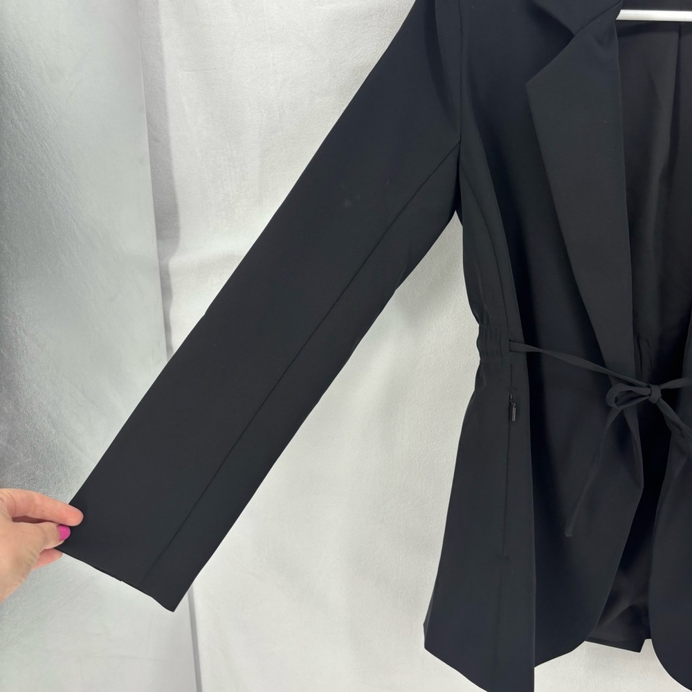 NWT Athleta women’s 4 black blazer jacket endless primatwill professional work - Picture 8 of 13